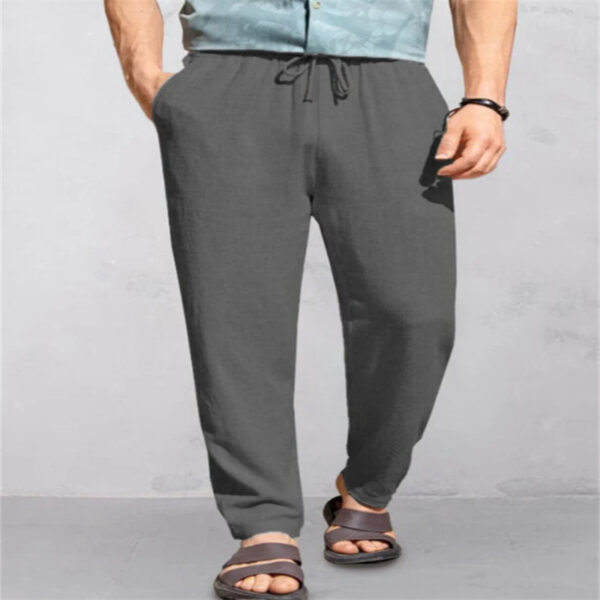 Loose Drawstring Pants Comfortable Casual Pants - Image 9
