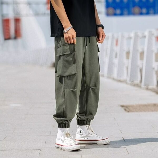 Men's Loose Tappered Cargo Pants Fashion - Image 7