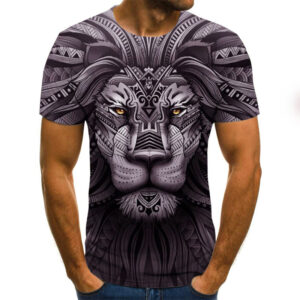 Rift Lion Print Short Sleeve T-shirt