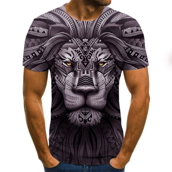 Rift Lion Print Short Sleeve T-shirt