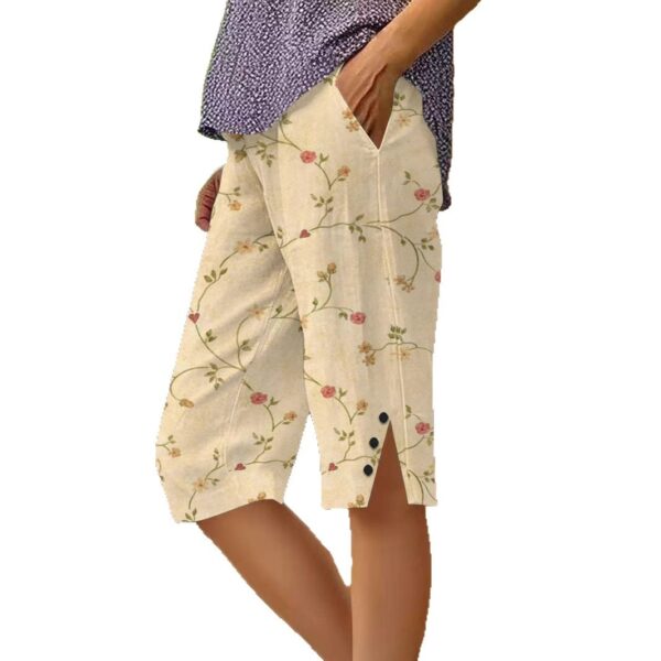 Women's Fashion Floral Casual Shorts - Image 8