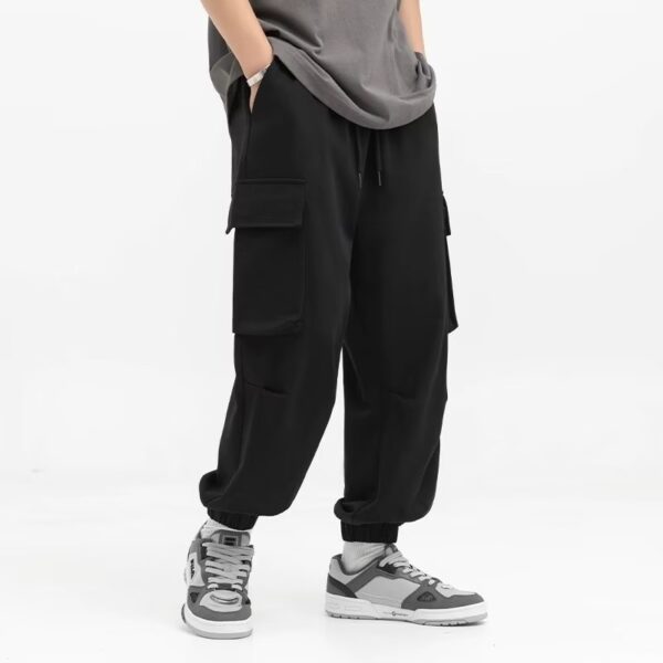 Men's Loose Tappered Cargo Pants Fashion - Image 3