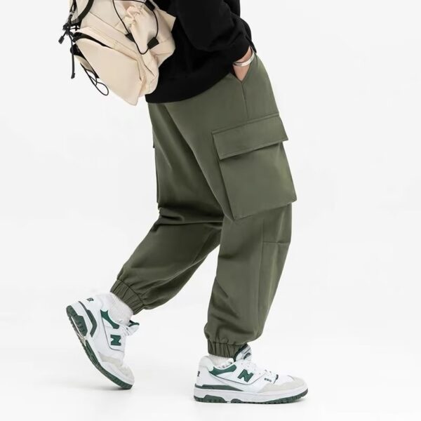 Men's Loose Tappered Cargo Pants Fashion - Image 6