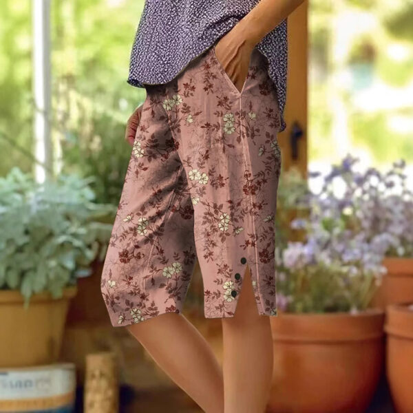Women's Fashion Floral Casual Shorts - Image 9
