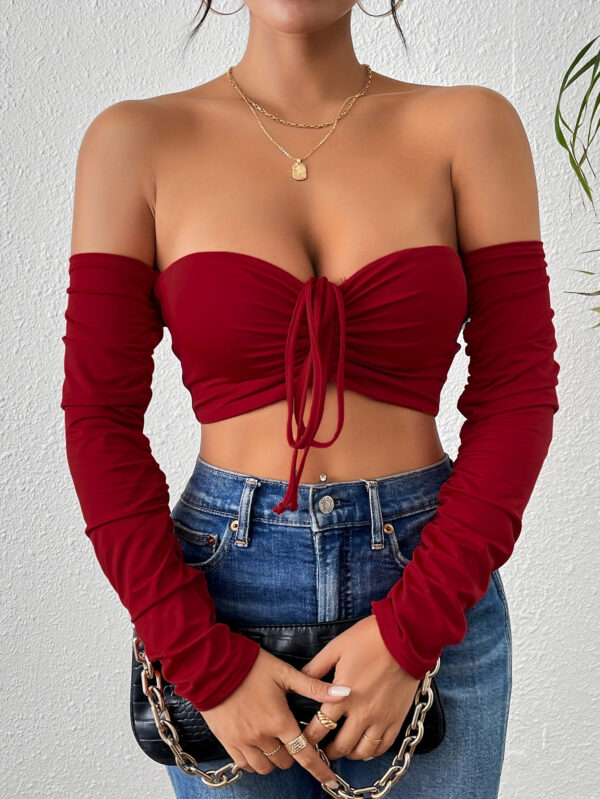 Waist Drawstring Long-sleeved - Image 5