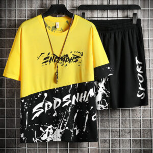 Two-piece Printed Youth Fashion Casual Set