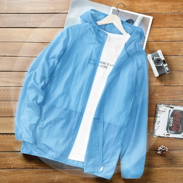 Quick-drying Wind Shield Ice Silk Ultra-thin Sun-protective Clothing - Image 5