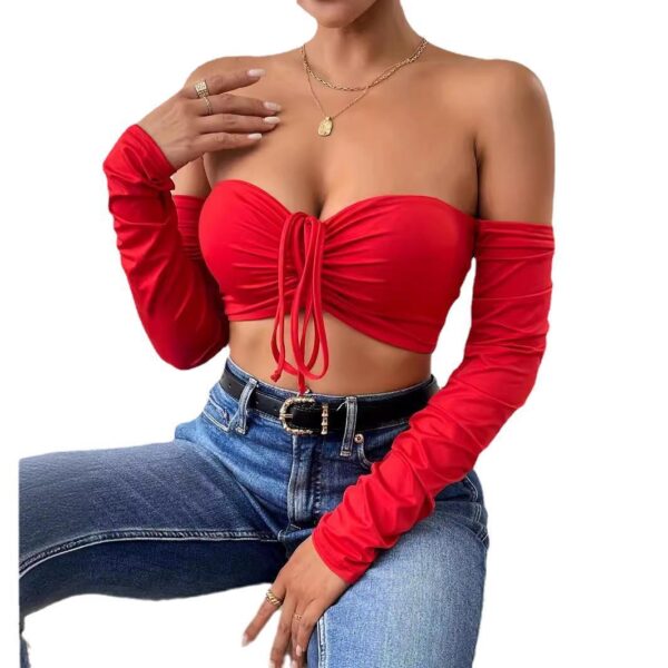 Waist Drawstring Long-sleeved - Image 7