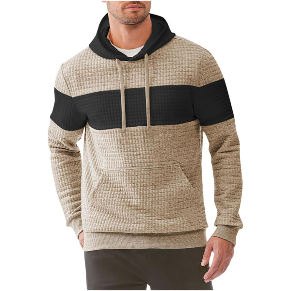 Men's Hooded Long-sleeved Sweater Drawstring - Image 6