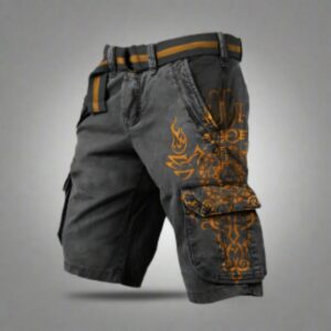 Men's Fashion Casual Zipper Cargo Shorts